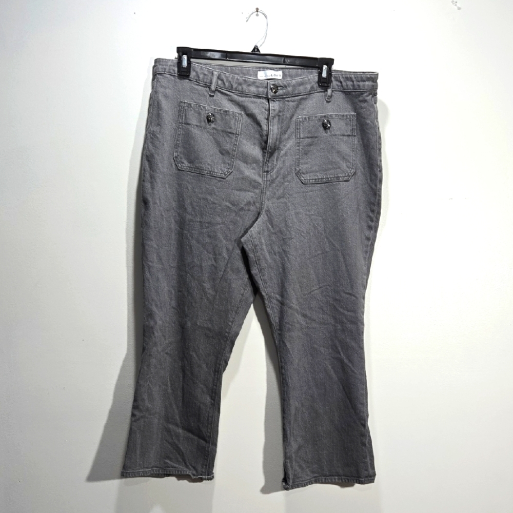Ann Taylor LOFT The Kick Crop Jeans 34W